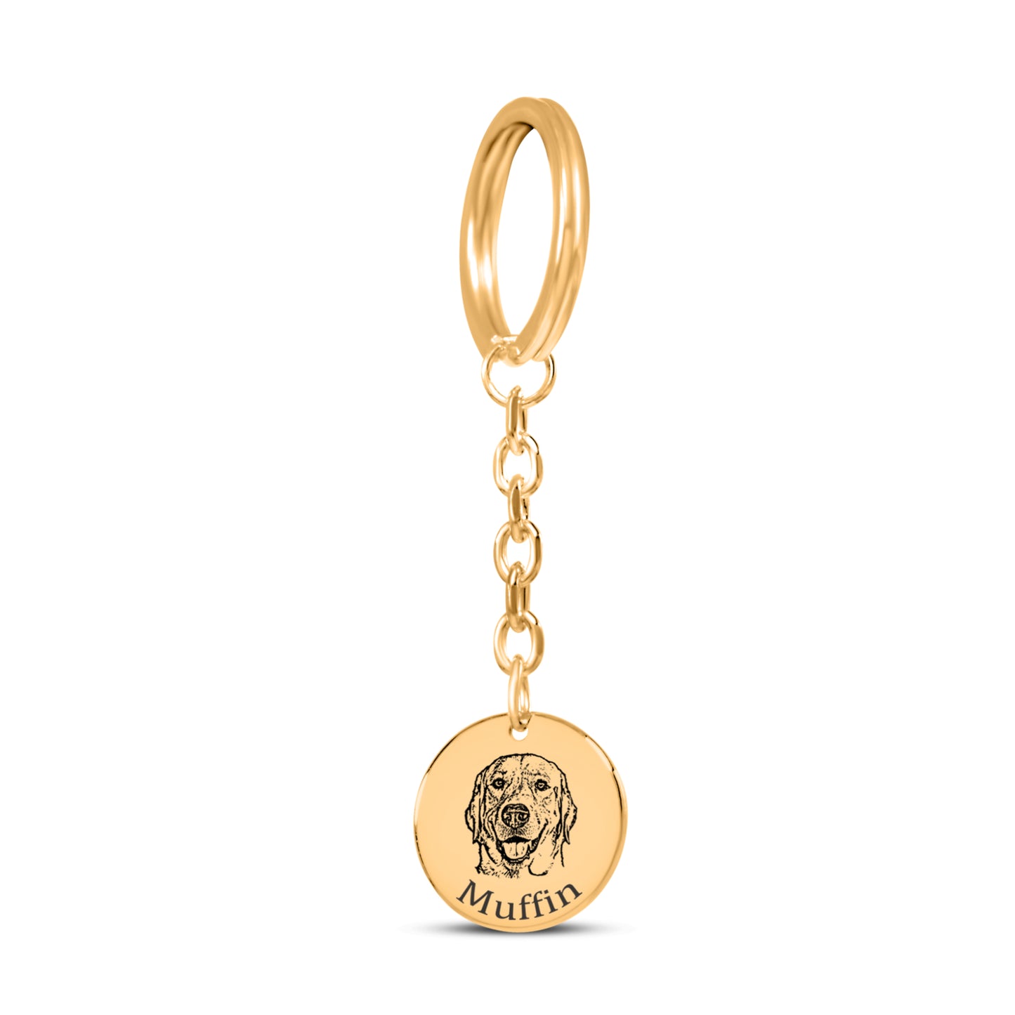 Pet Portrait Custom Keychain