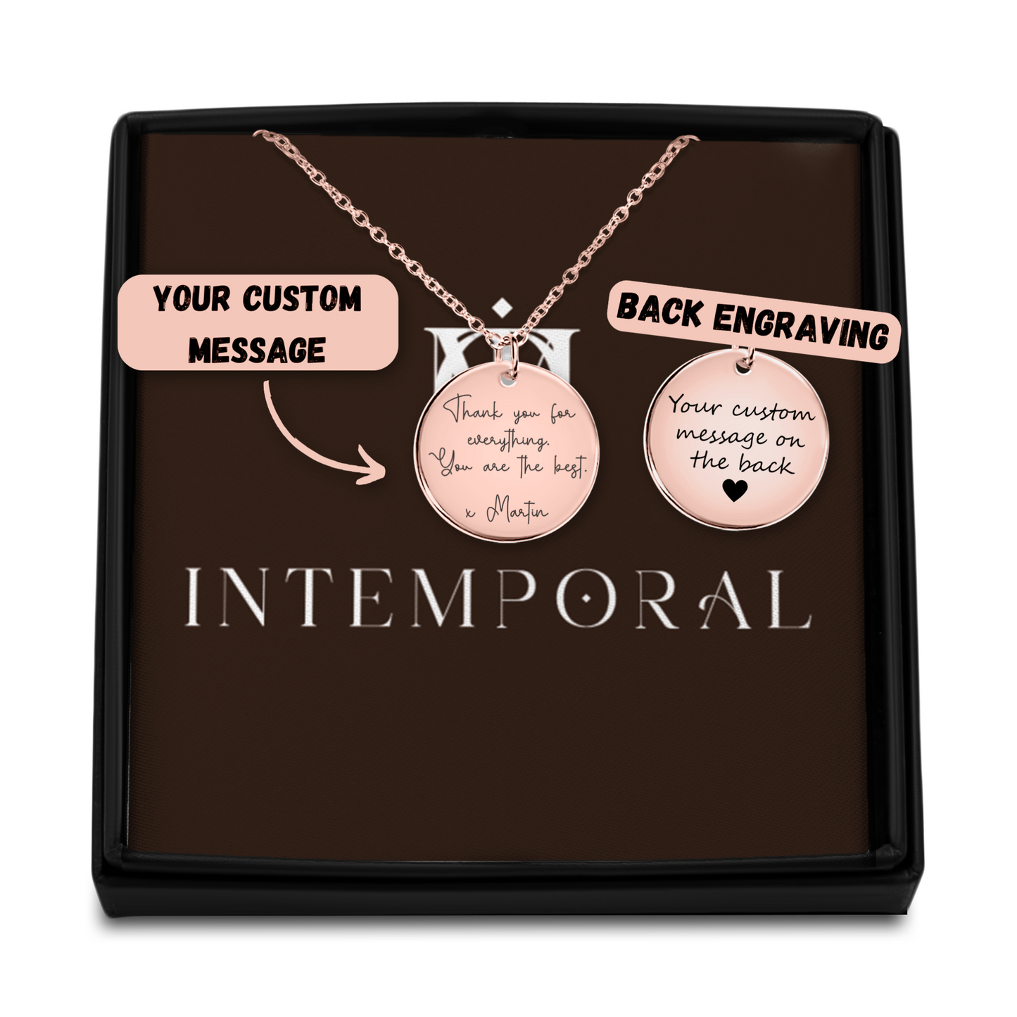 Personalized Message Necklace