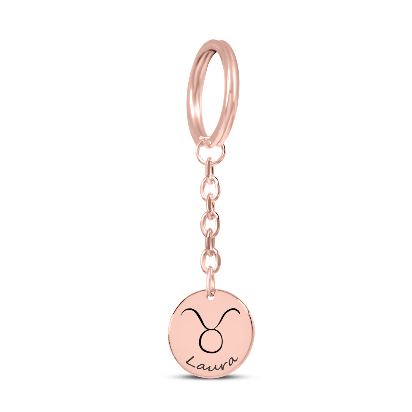 Zodiac Sign Custom Keychain