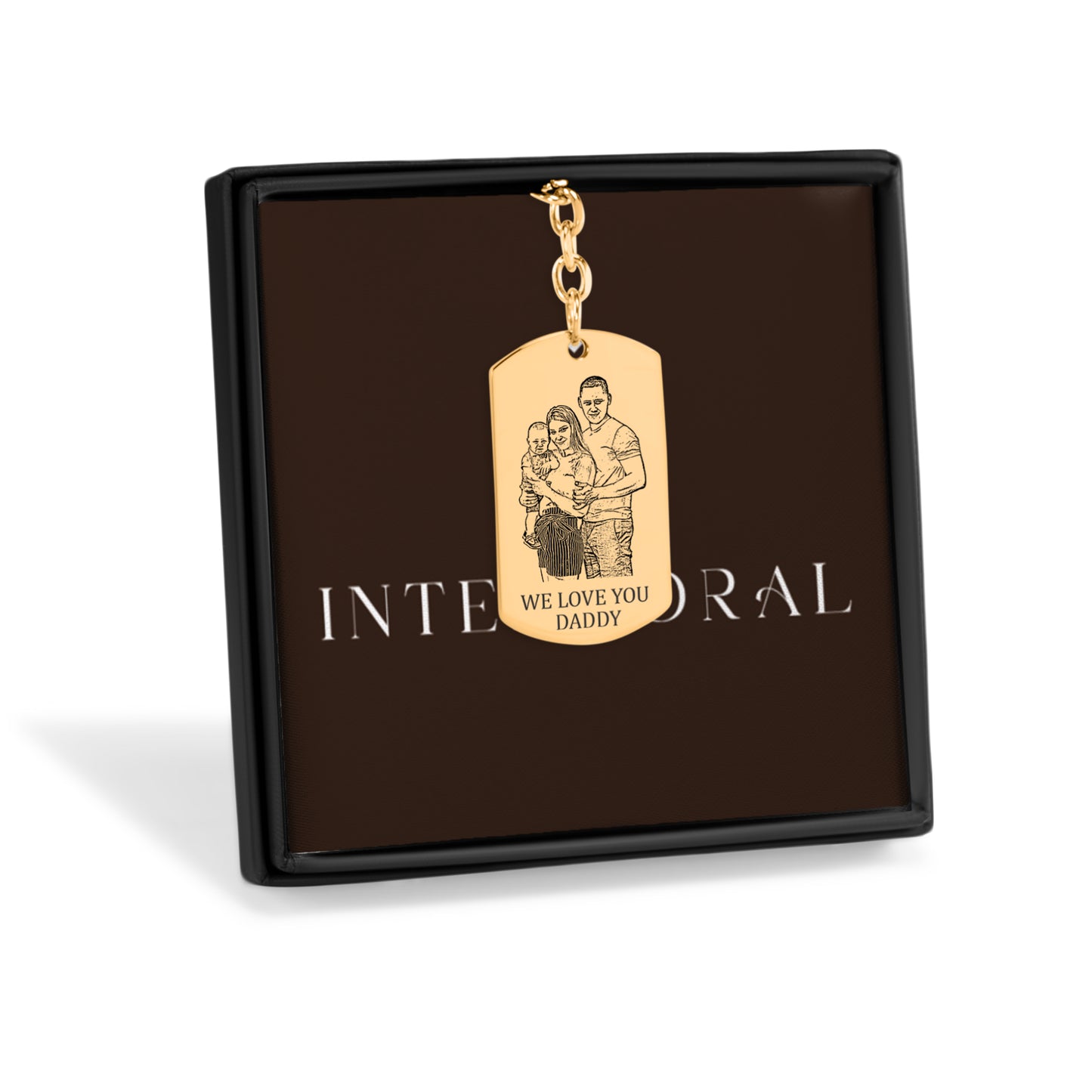 Portrait Tag Keychain