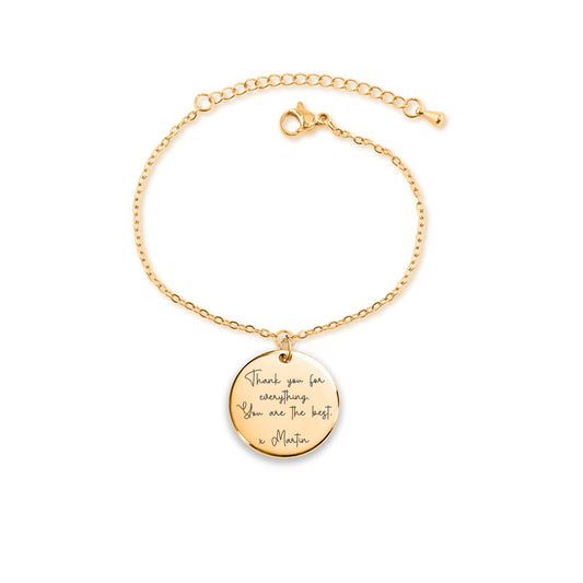 Personalized Message Bracelet