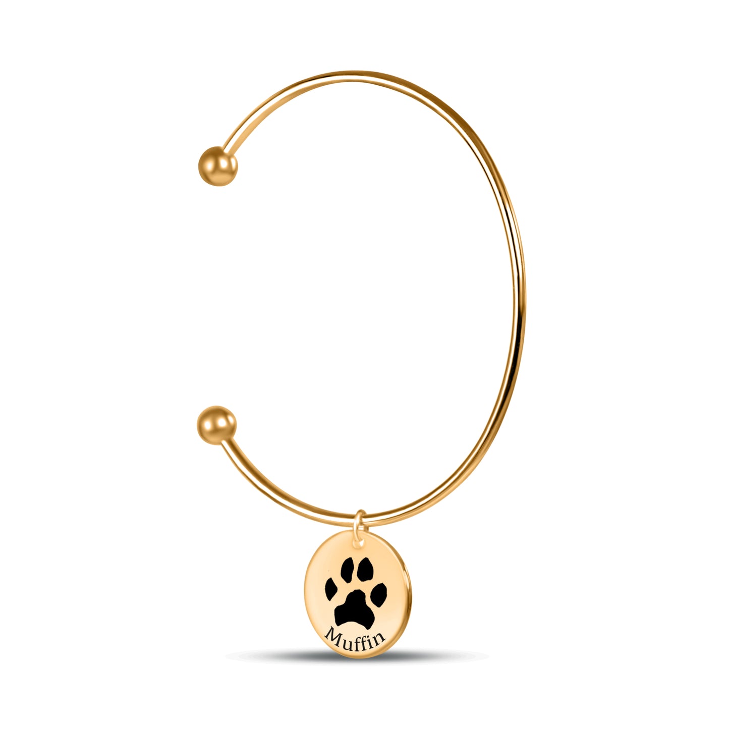 Pawprint Custom Bangle