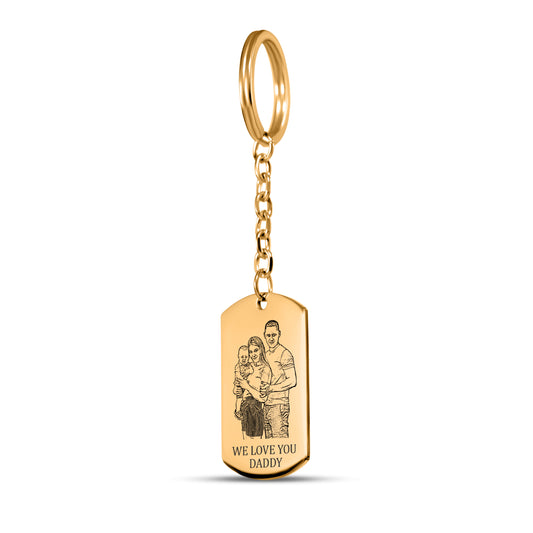 Portrait Tag Keychain