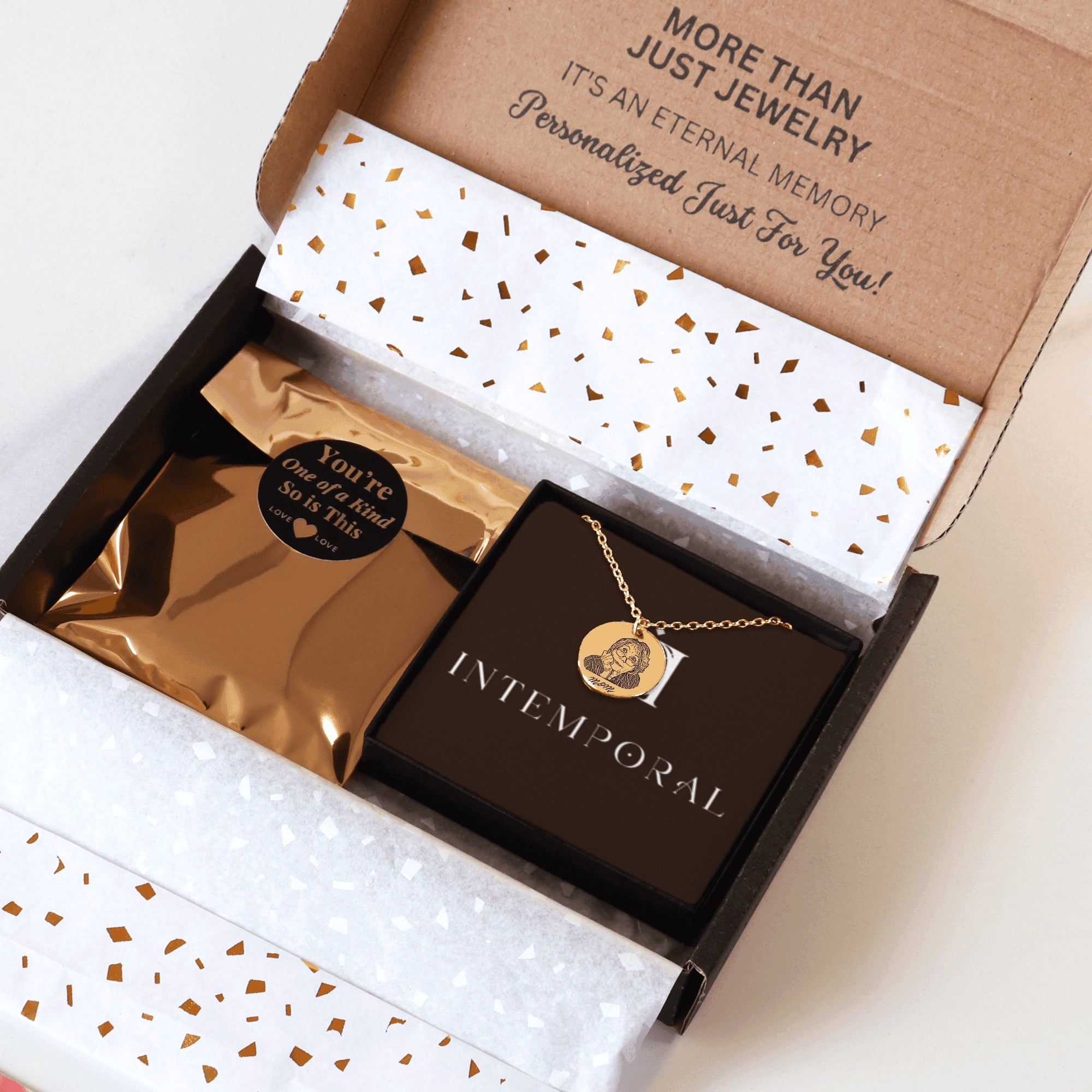 Front & Back Photo Engraving Necklace