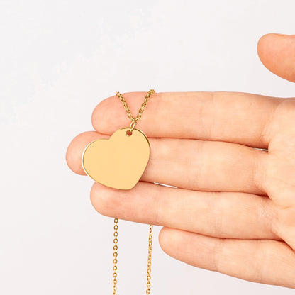 Personalised Heart Necklace