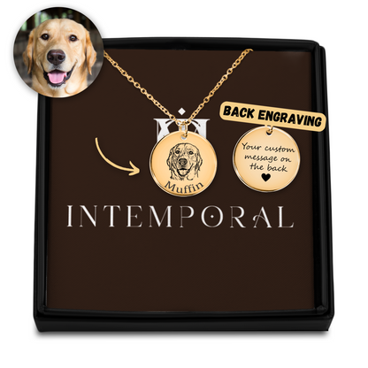 Pet Portrait Round Necklace