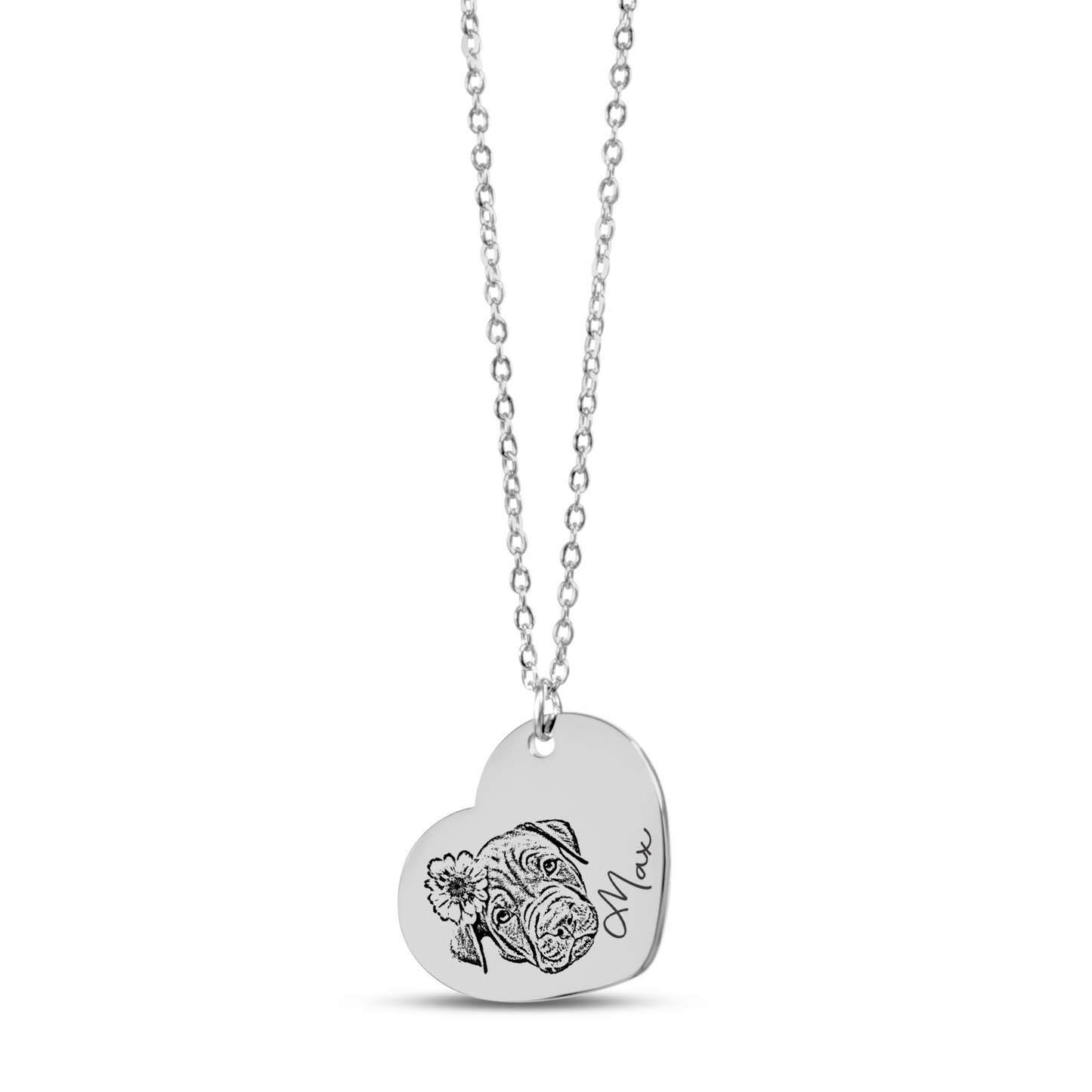 Pet Heart Necklace