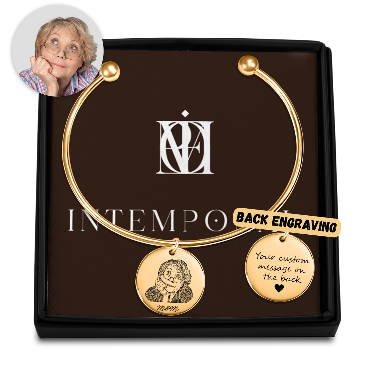 Custom Portrait Bangle