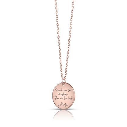 Personalized Message Necklace